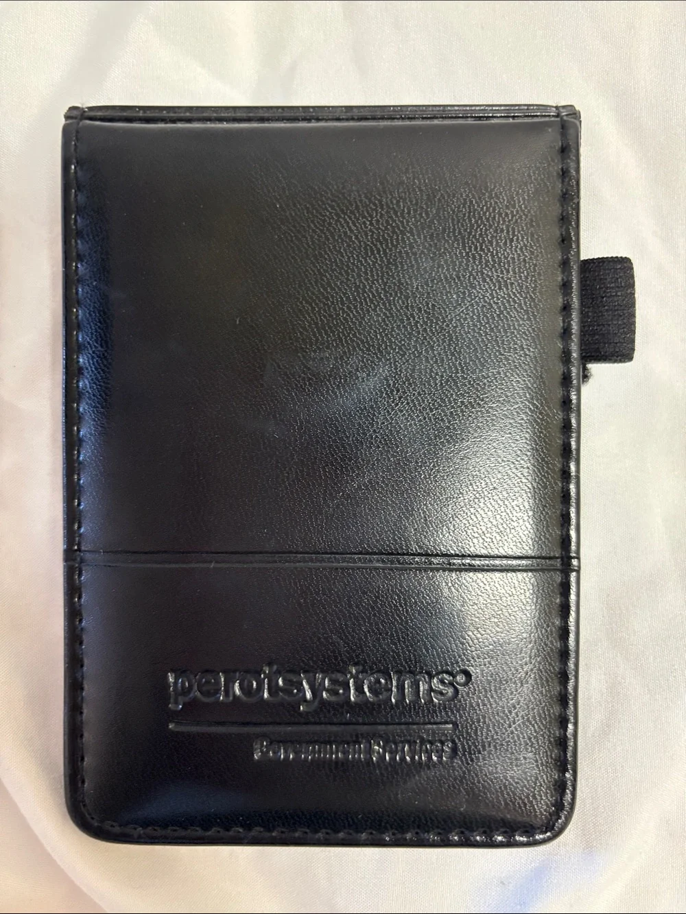 LEEDS  Perotsystems Wallet Card Holder Black